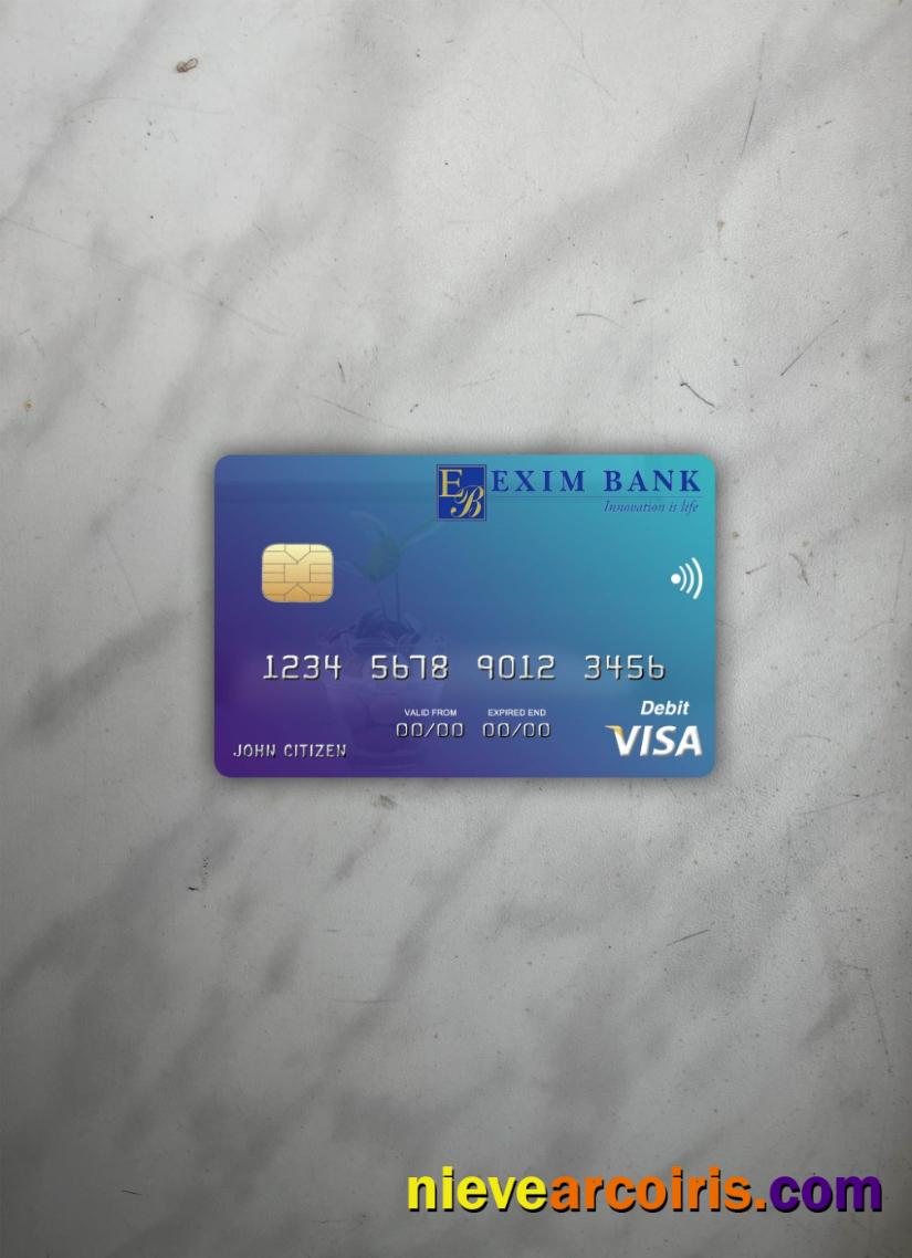 Djibouti Exim Bank visa debit card photolook